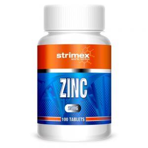 Zinc 25 мг Strimex Nutrition (100 таблеток) Цинк стримекс